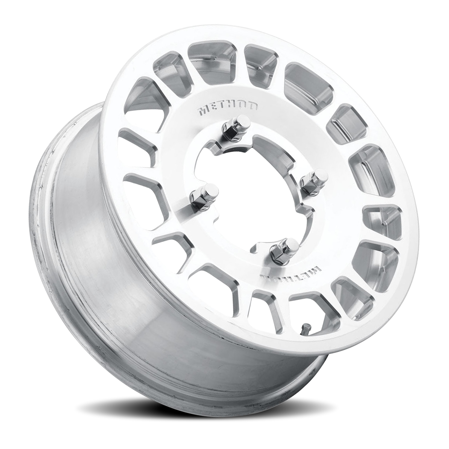 METHOD WHEELS | Aluminum Wheels 15x6 MR412 Beadlock UTV Bolt Pattern 4 On 136 Offset 51 Lip Size 0 Machined Raw Machined Method | MR41256047351