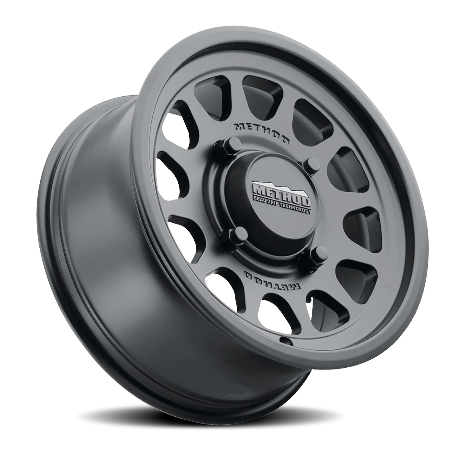METHOD WHEELS | Aluminum Wheels 14x7 MR414 Bead Grip UTV Bolt Pattern 4 On 156 Offset 13 Lip Size 1.18 Matte Black MB Method | MR41447046543