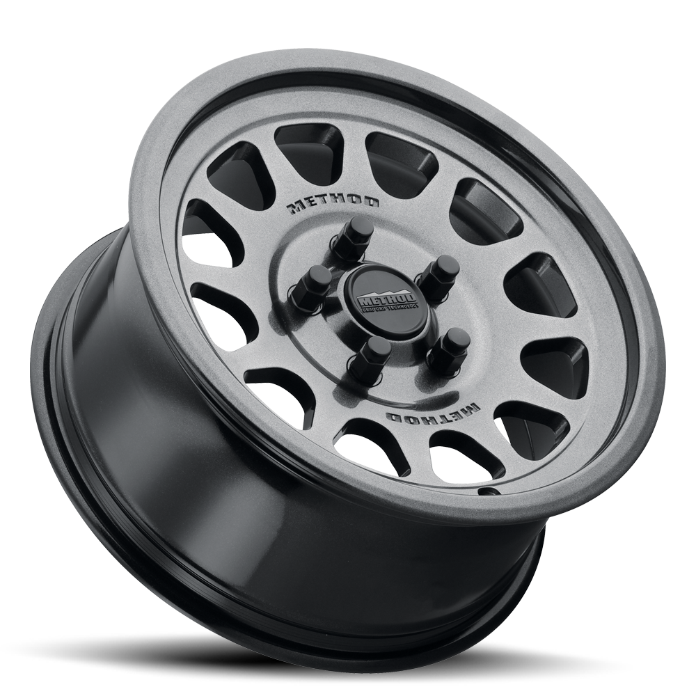 METHOD WHEELS | Aluminum Wheels 15x10 MR414 Bead Grip UTV Bolt Pattern 5 On 114.3 Offset 25 Lip Size 2.72 Graphite GY Method | MR414510121264
