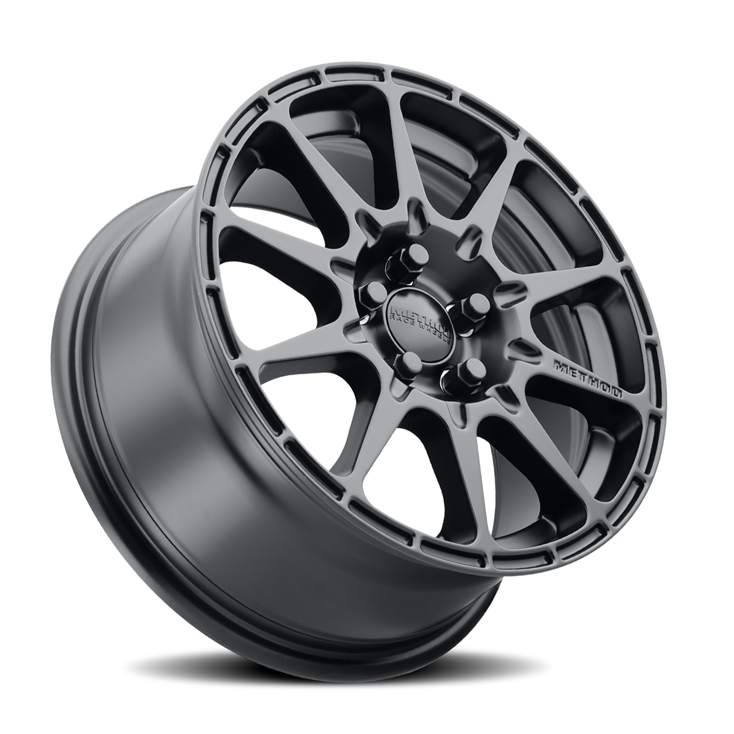 METHOD WHEELS | Aluminum Wheels 15x7 Rally VT-Spec MR501 Bolt Pattern 5 On 100 Offset 48 Lip Size 0 Matte Black MB Method | MR50157051548SC