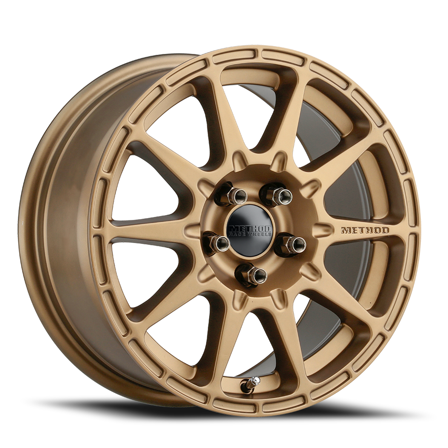 METHOD WHEELS | Aluminum Wheels 15x7 Rally VT-Spec MR501 Bolt Pattern 5 On 100 Offset 48 Lip Size 0 Method Bronze BRZ Method | MR50157051948SC