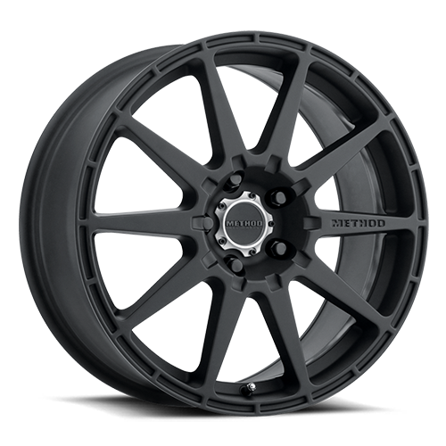METHOD WHEELS | Aluminum Wheels 17x8 Rally MR501 Bolt Pattern 5 On 108 Offset 42 Lip Size 0 Matte Black MB 1 Piece Center Cap Method | MR50178049542-2