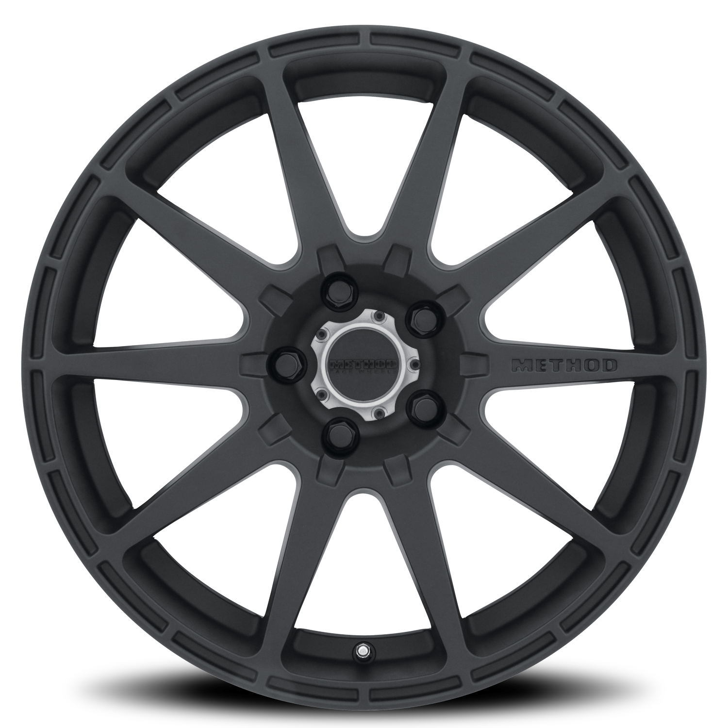 METHOD WHEELS | Aluminum Wheels 17x8 Rally MR501 Bolt Pattern 5 On 108 Offset 42 Lip Size 0 Matte Black MB 1 Piece Center Cap Method | MR50178049542-2