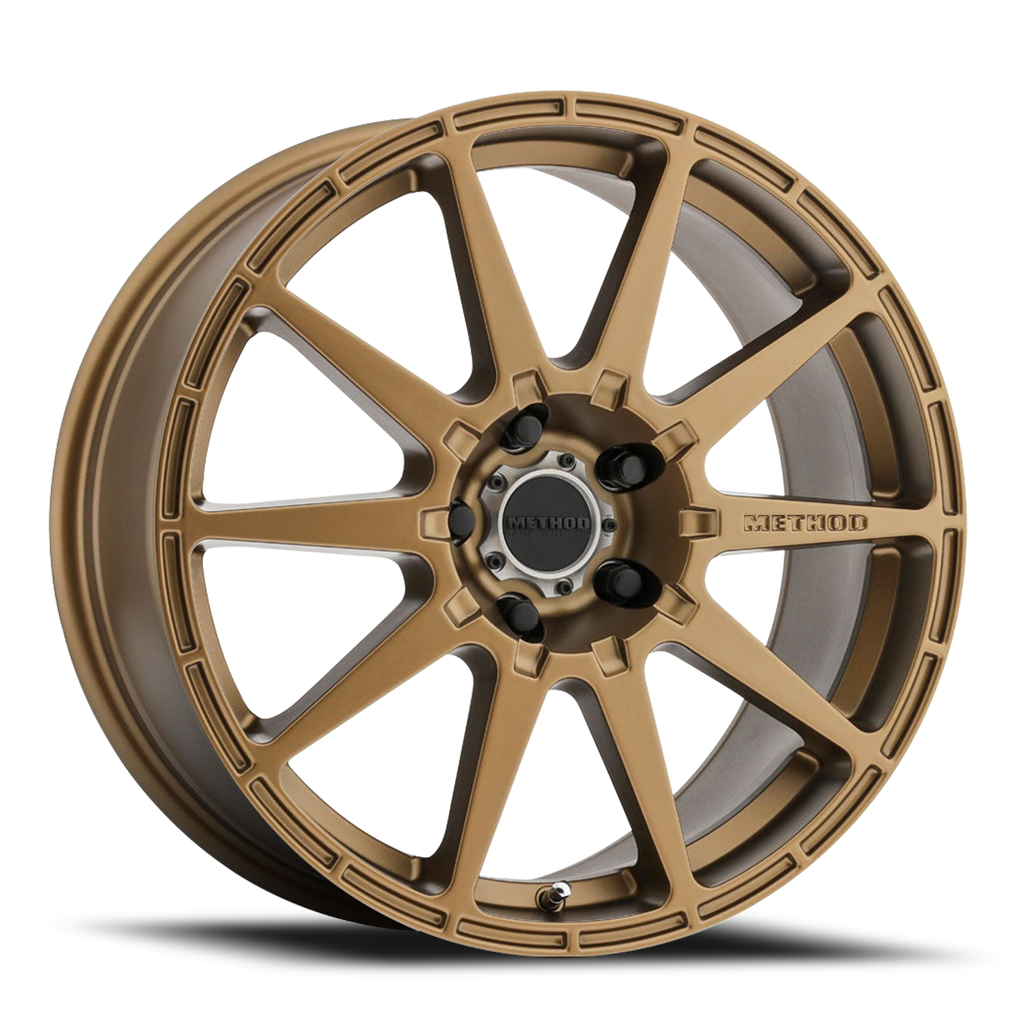 METHOD WHEELS | Aluminum Wheels 17x8 Rally MR501 Bolt Pattern 5 On 100 Offset 42 Lip Size 0 Method Bronze BRZ 1 Piece Center Cap Method | MR50178051942-2