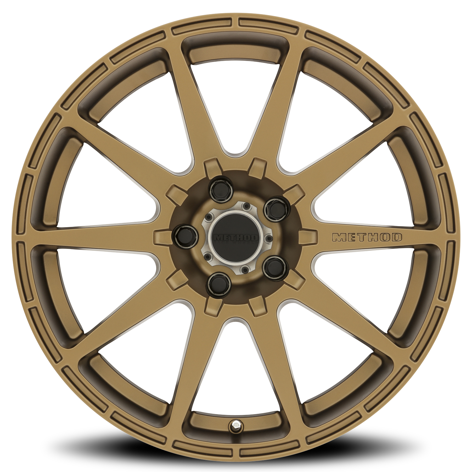 METHOD WHEELS | Aluminum Wheels 17x8 Rally MR501 Bolt Pattern 5 On 100 Offset 42 Lip Size 0 Method Bronze BRZ 1 Piece Center Cap Method | MR50178051942-2