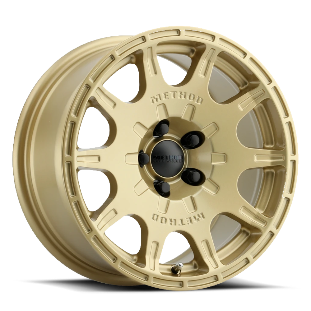 METHOD WHEELS | Aluminum Wheels 15x7 Rally VT-Spec MR502 Bolt Pattern 5 On 100 Offset 15 Lip Size 0 Gold GD Method | MR50257051115SC