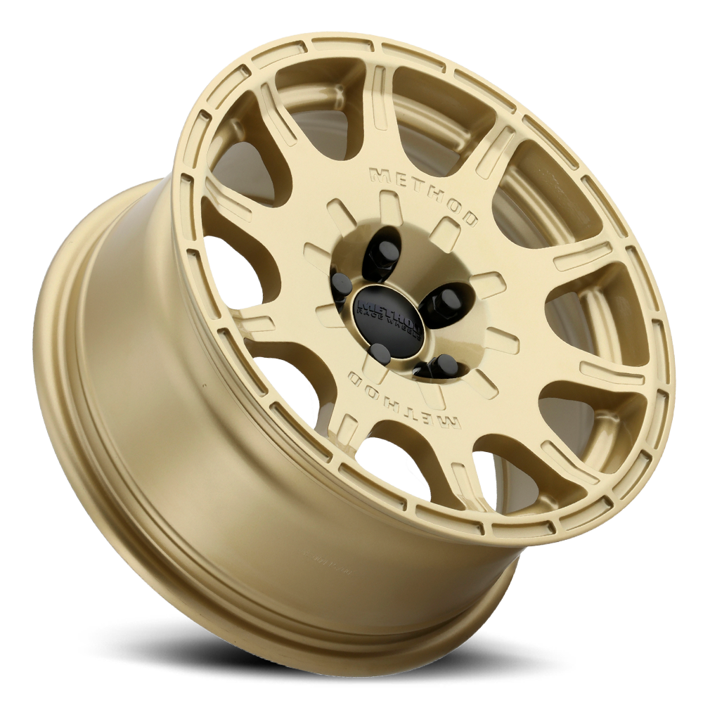 METHOD WHEELS | Aluminum Wheels 15x7 Rally VT-Spec MR502 Bolt Pattern 5 On 100 Offset 15 Lip Size 0 Gold GD Method | MR50257051115SC