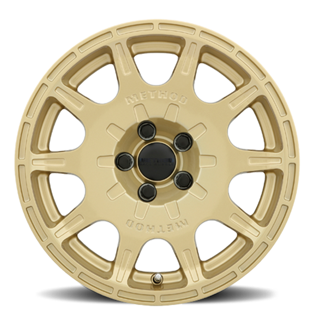 METHOD WHEELS | Aluminum Wheels 15x7 Rally VT-Spec MR502 Bolt Pattern 5 On 100 Offset 15 Lip Size 0 Gold GD Method | MR50257051115SC