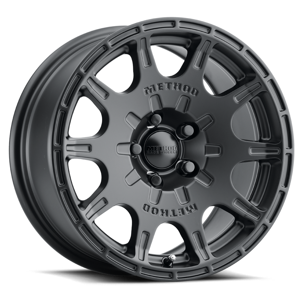 METHOD WHEELS | Aluminum Wheels 15x7 Rally VT-Spec MR502 Bolt Pattern 5 On 100 Offset 15 Lip Size 0 Matte Black MB Method | MR50257051515SC