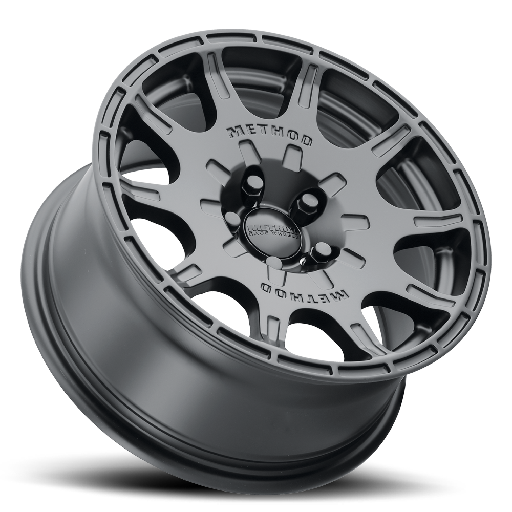 METHOD WHEELS | Aluminum Wheels 15x7 Rally VT-Spec MR502 Bolt Pattern 5 On 100 Offset 15 Lip Size 0 Matte Black MB Method | MR50257051515SC