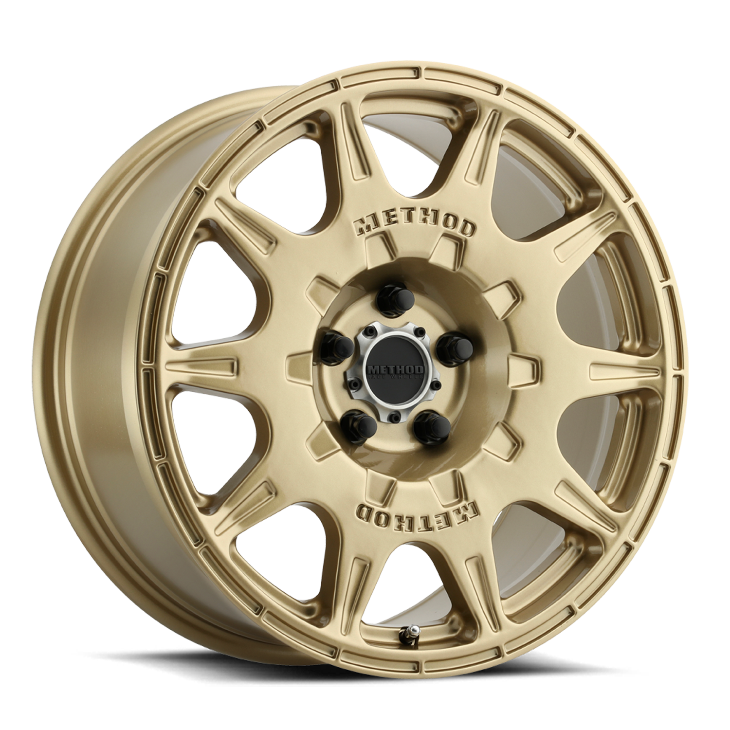 METHOD WHEELS | Aluminum Wheels 17x8 Rally MR502 Bolt Pattern 5 On 114.3 Offset 38 Lip Size 0 Gold GD Method | MR50278012138-2