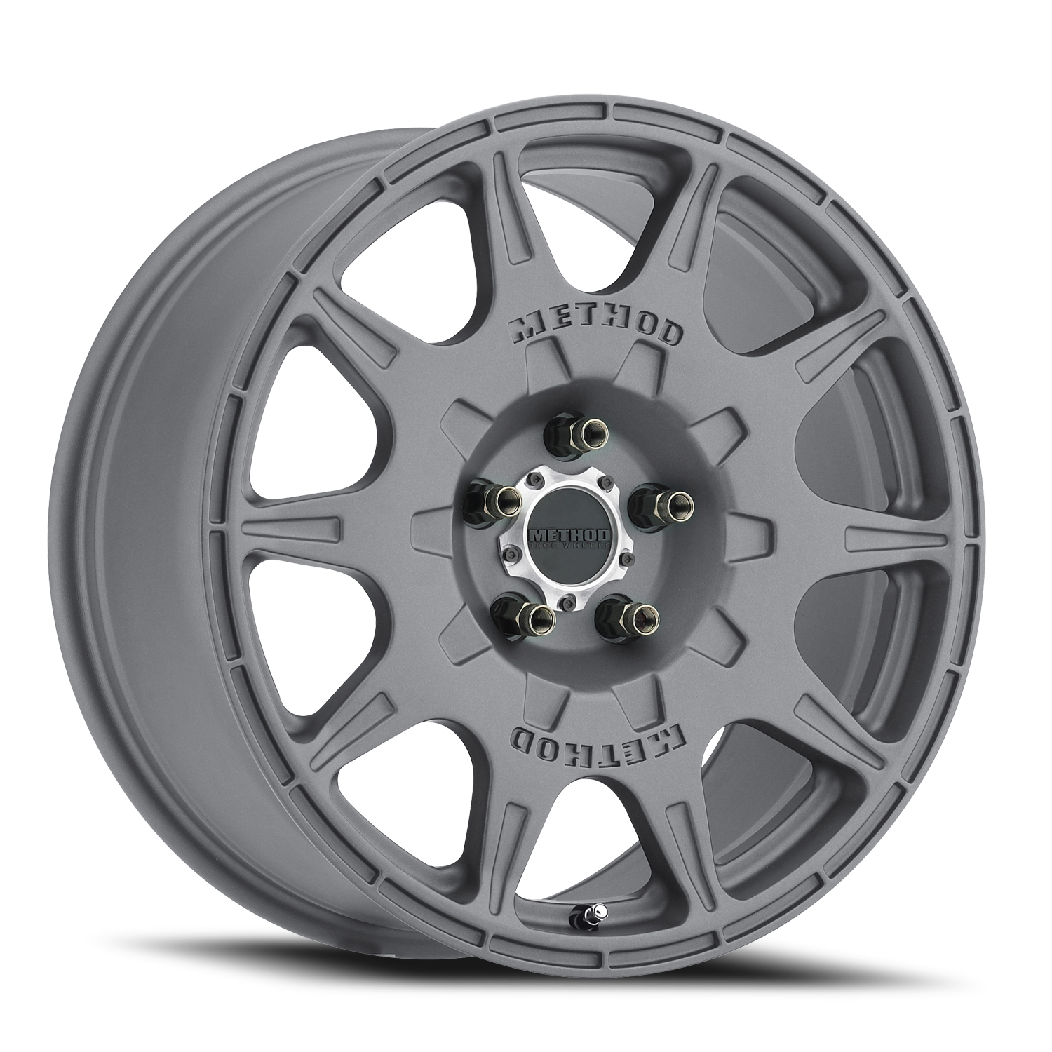 METHOD WHEELS | Aluminum Wheels 17x8 Rally MR502 Bolt Pattern 5 On 100 Offset 38 Lip Size 0 Titanium GY Method | MR50278051838-2