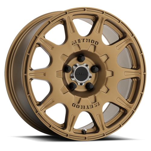 METHOD WHEELS | Aluminum Wheels 17x8 Rally MR502 Bolt Pattern 5 On 100 Offset 38 Lip Size 0 Method Bronze BRZ Method | MR50278051938-2