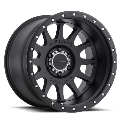 METHOD WHEELS | Aluminum Wheels 20x10 NV MR605 Bolt Pattern 6 On 139.7 Offset -24 Matte Black MB Method | MR60521060524N