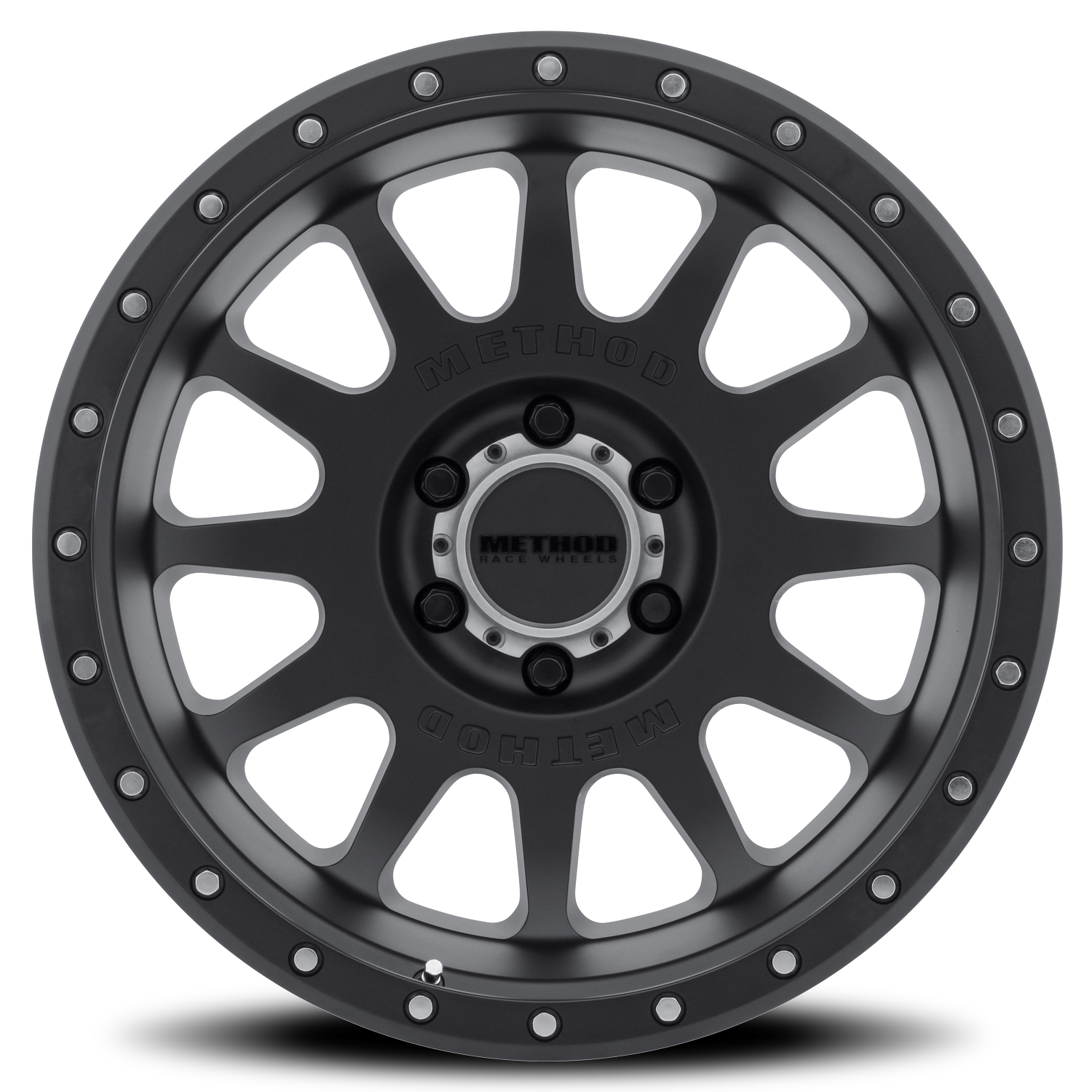 METHOD WHEELS | Aluminum Wheels 20x12 NV MR605 Bolt Pattern 6 On 139.7 Offset -52 Lip Size 4.92 Matte Black MB Method | MR60521260552N