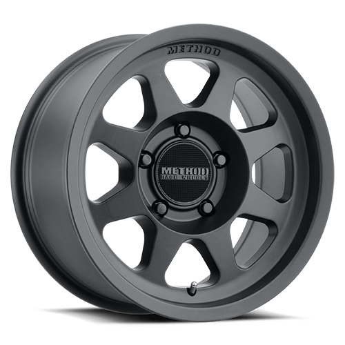 METHOD WHEELS | Aluminum Wheels 15x7 Bead Grip MR701 Bolt Pattern 5 On 100 Offset 15 Lip Size 0.91 Matte Black MB Method | MR70157051515