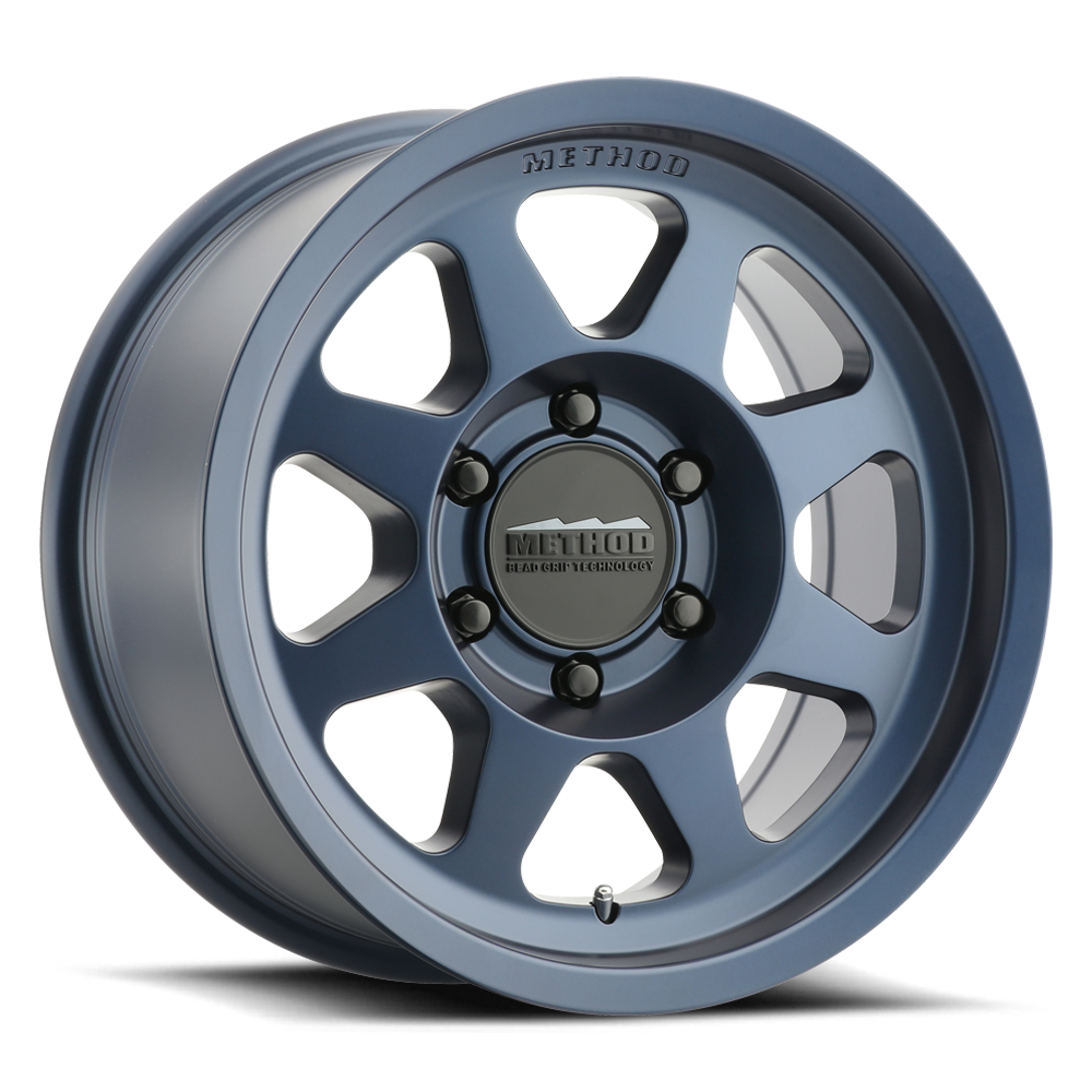 METHOD WHEELS | Aluminum Wheels 15x7 Bead Grip MR701 Bolt Pattern 5 On 100 Offset 15 Lip Size 0.91 Bahia Blue BL Method | MR70157051615