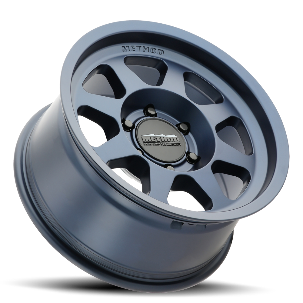 METHOD WHEELS | Aluminum Wheels 15x7 Bead Grip MR701 Bolt Pattern 5 On 100 Offset 15 Lip Size 0.91 Bahia Blue BL Method | MR70157051615
