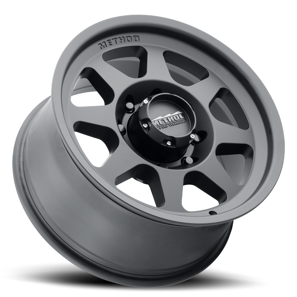 METHOD WHEELS | Aluminum Wheels 18x9 HD Bead Grip MR701 Bolt Pattern 8 On 180 Offset 18 Lip Size 1.81 Matte Black MB Method | MR70189088518H