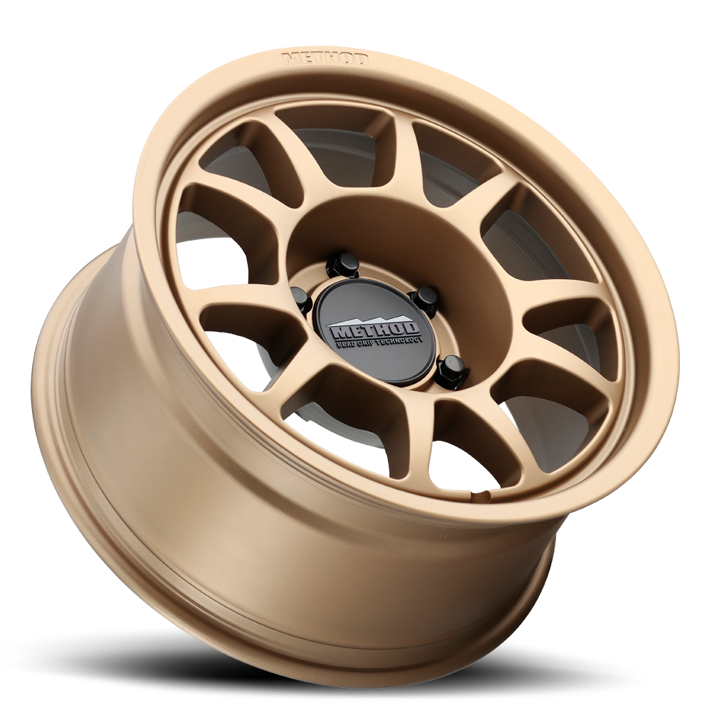 METHOD WHEELS | Aluminum Wheels 15x7 Bead Grip MR702 Bolt Pattern 5 On 100 Offset 15 Lip Size 1.18 Method Bronze BRZ Method | MR70257051915