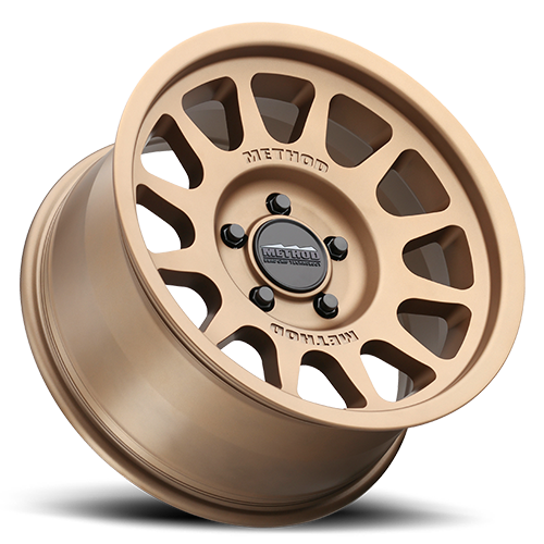 METHOD WHEELS | Aluminum Wheels 15x7 Bead Grip MR703 Bolt Pattern 5 On 100 Offset 15 Lip Size 1.18 Method Bronze BRZ Method | MR70357051915