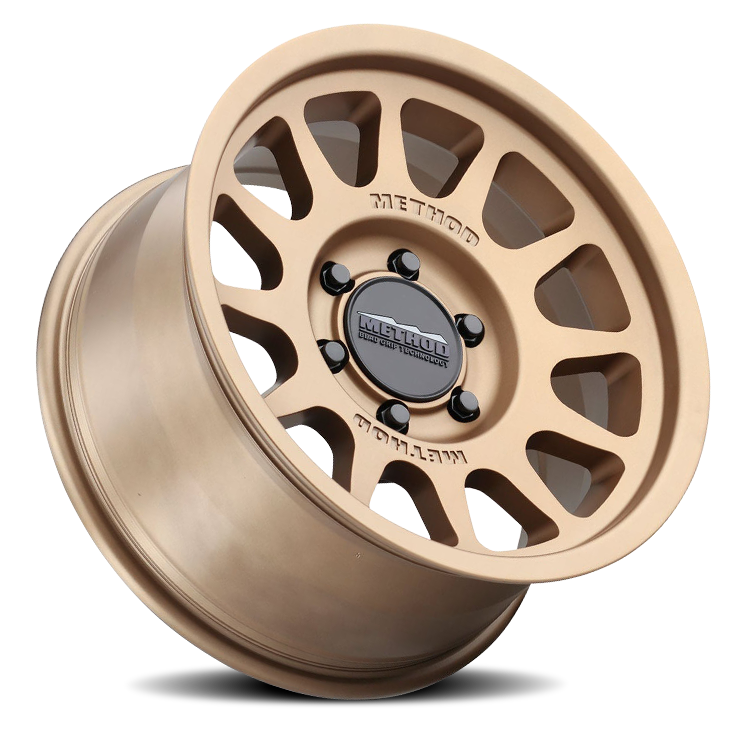 METHOD WHEELS | Aluminum Wheels 16x6.5 Bead Grip MR703 Bolt Pattern 6 On 180 Offset 90 Lip Size 0 Method Bronze BRZ Method | MR70366568990