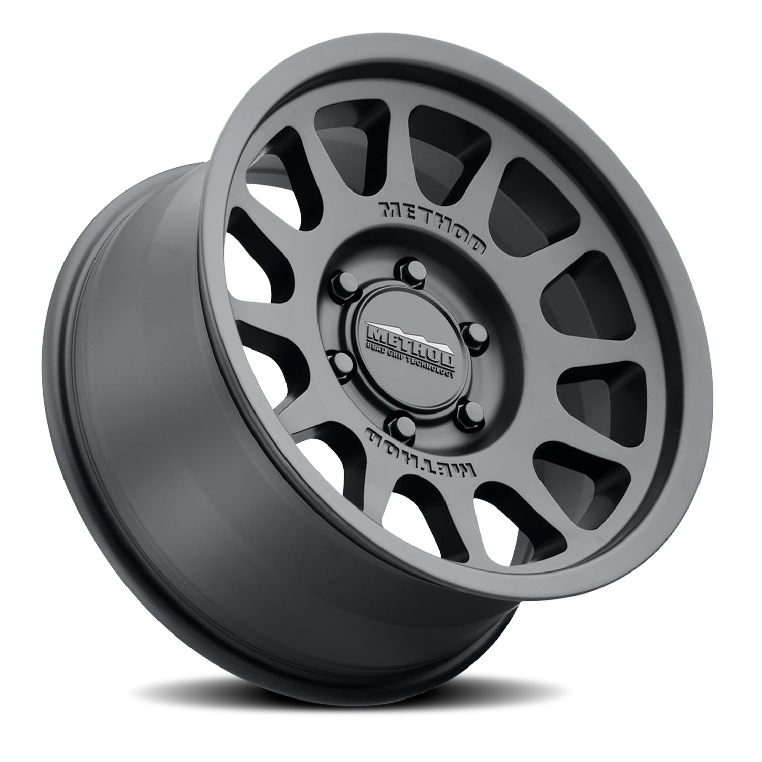 METHOD WHEELS | Aluminum Wheels 16x8 Bead Grip MR703 Bolt Pattern 6 On 120 Offset 0 Lip Size 1.22 Matte Black MB Method | MR70368062500
