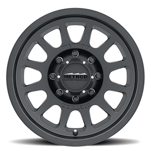 METHOD WHEELS | Aluminum Wheels 17x8.5 Bead Grip MR703 Bolt Pattern 8 On 165.1 Offset 0 Lip Size 1.18 Matte Black MB Method | MR70378580500