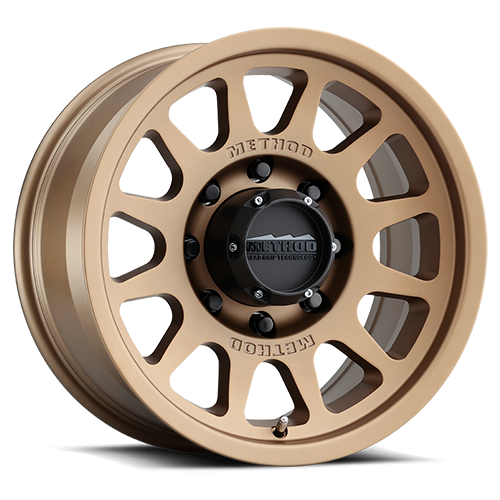 METHOD WHEELS | Aluminum Wheels 17x8.5 Bead Grip MR703 Bolt Pattern 8 On 165.1 Offset 0 Lip Size 1.18 Method Bronze BRZ Method | MR70378580900