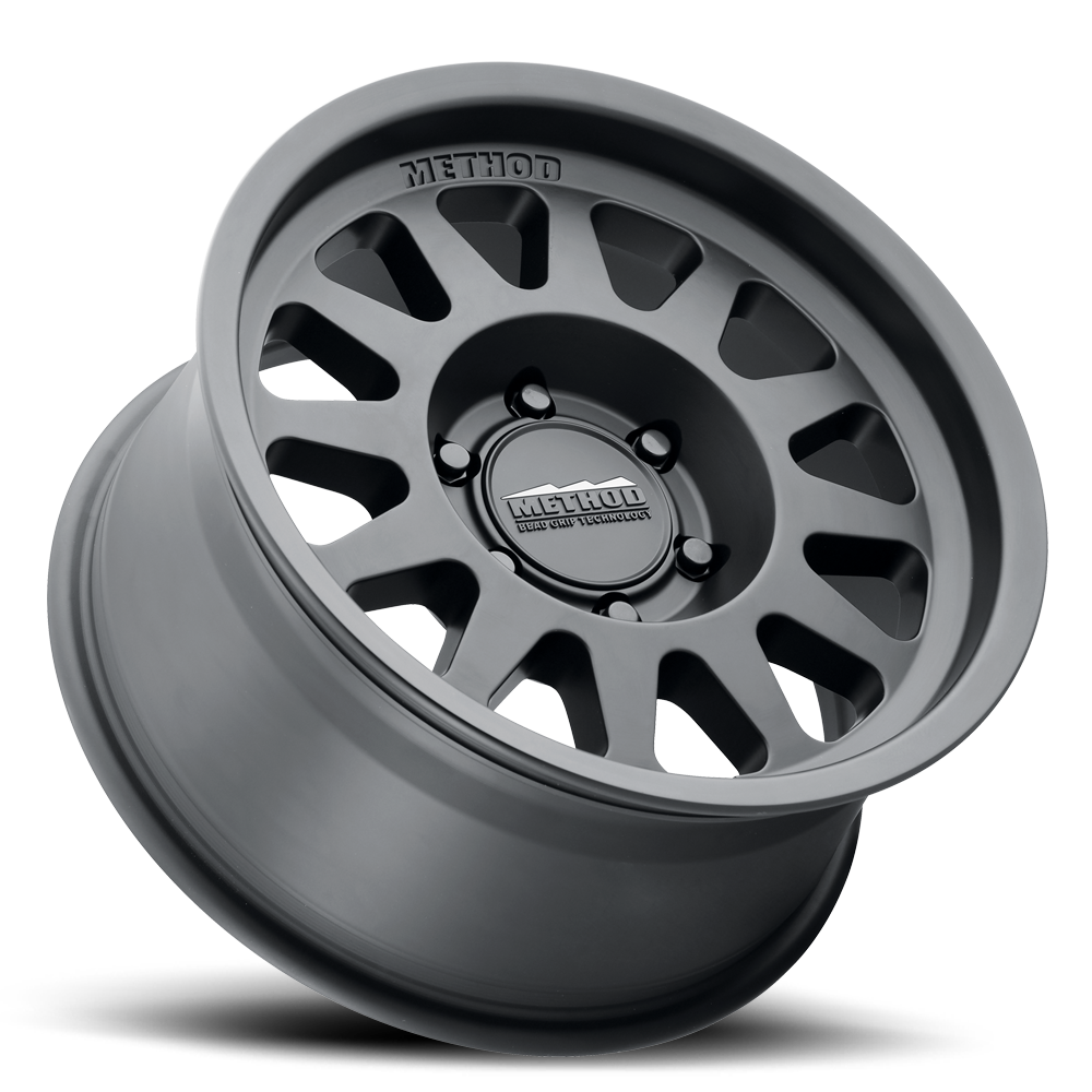 METHOD WHEELS | Aluminum Wheels 15x7 Bead Grip MR704 Bolt Pattern 5 On 100 Offset 15 Lip Size 1.18 Matte Black MB Method | MR70457051515