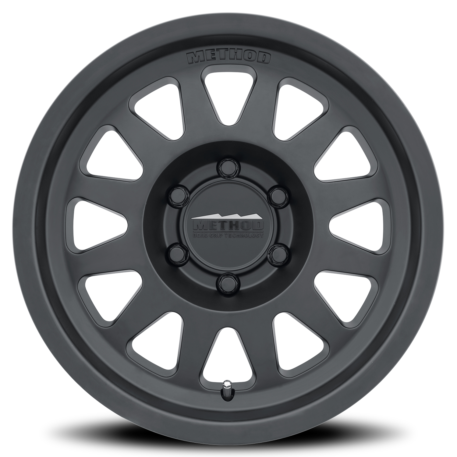 METHOD WHEELS | Aluminum Wheels 15x7 Bead Grip MR704 Bolt Pattern 5 On 100 Offset 15 Lip Size 1.18 Matte Black MB Method | MR70457051515