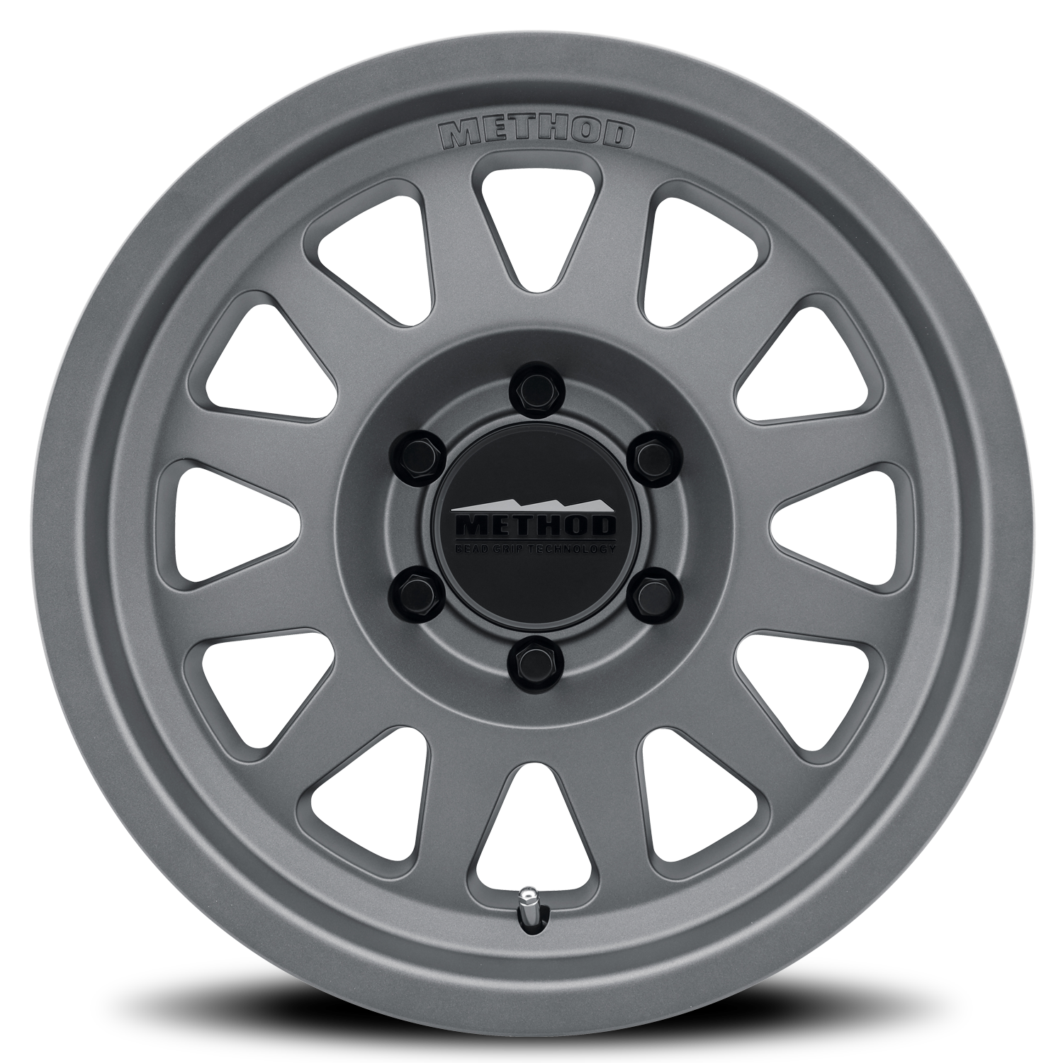 METHOD WHEELS | Aluminum Wheels 15x7 Bead Grip MR704 Bolt Pattern 5 On 100 Offset 15 Lip Size 1.18 Titanium SL Method | MR70457051815