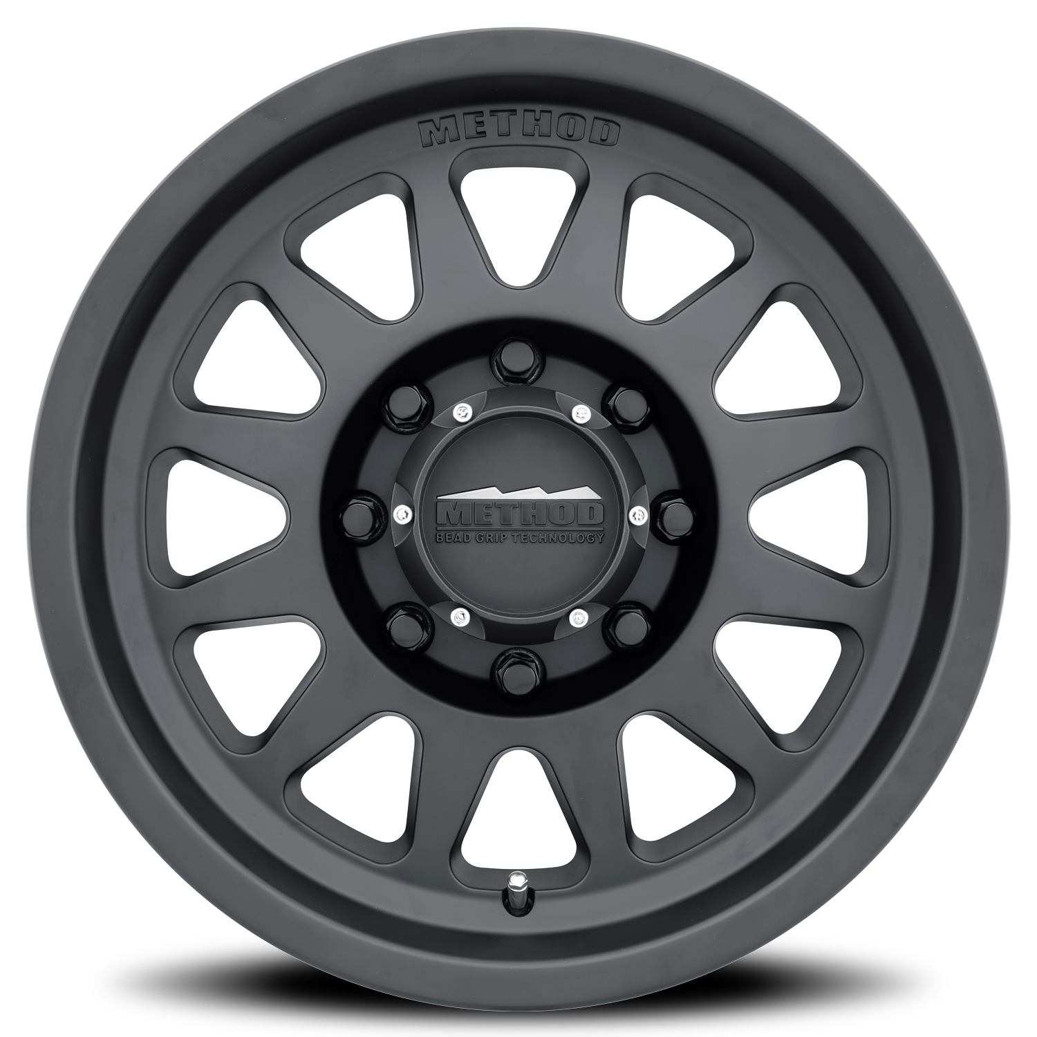 METHOD WHEELS | Aluminum Wheels 17x9 Bead Grip MR704 Bolt Pattern 8 On 165.1 Offset 18 Lip Size 1.77 Matte Black MB Method | MR70479080518H