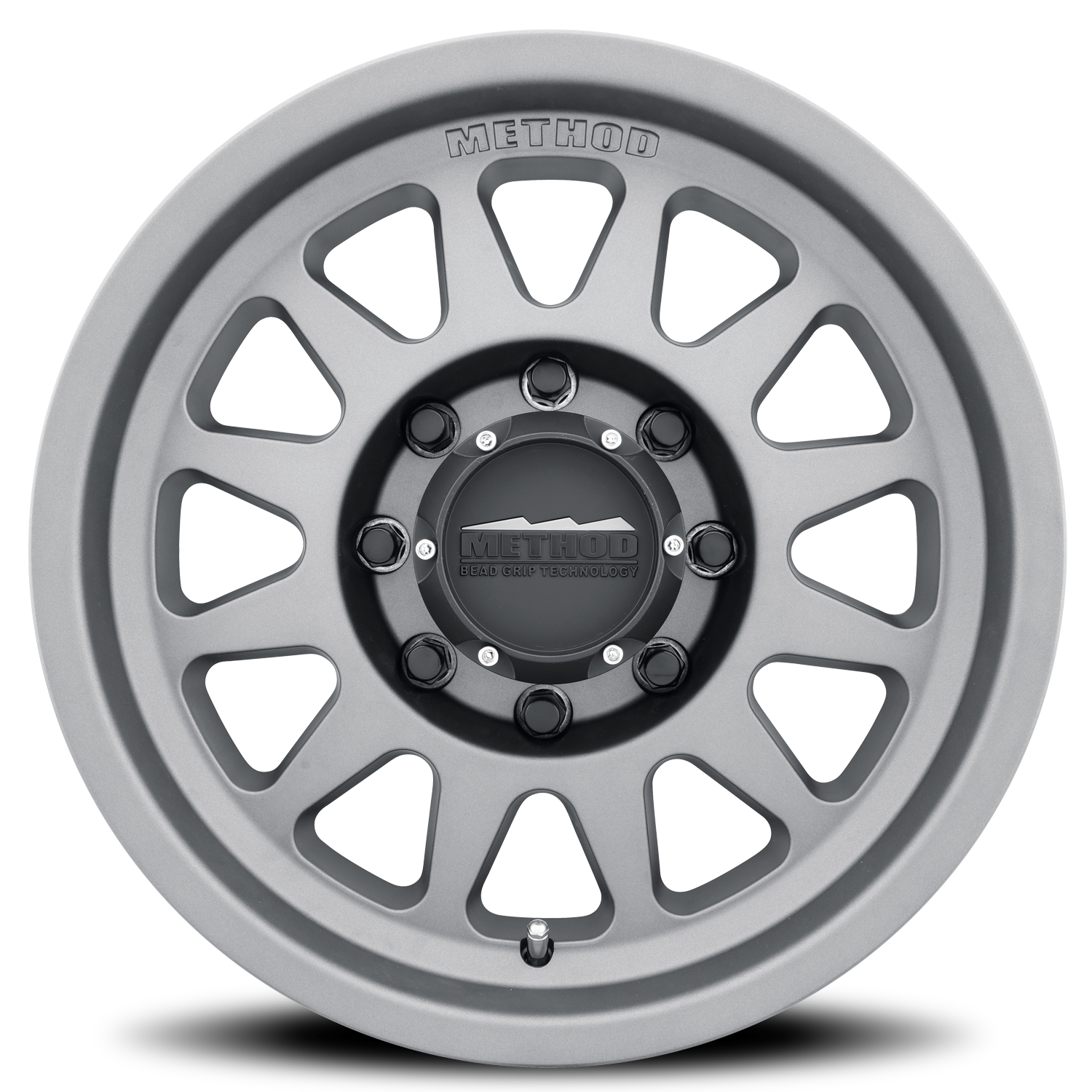 METHOD WHEELS | Aluminum Wheels 17x9 Bead Grip MR704 Bolt Pattern 8 On 170 Offset 18 Lip Size 1.77 Titanium SL Method | MR70479087818H