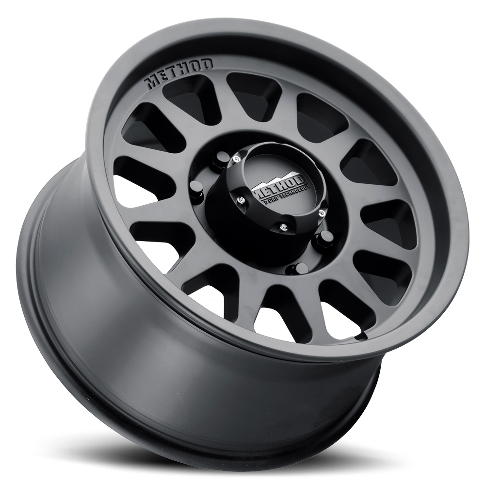 METHOD WHEELS | Aluminum Wheels 17x9 Bead Grip MR704 Bolt Pattern 8 On 180 Offset 18 Lip Size 1.77 Matte Black MB Method | MR70479088518H