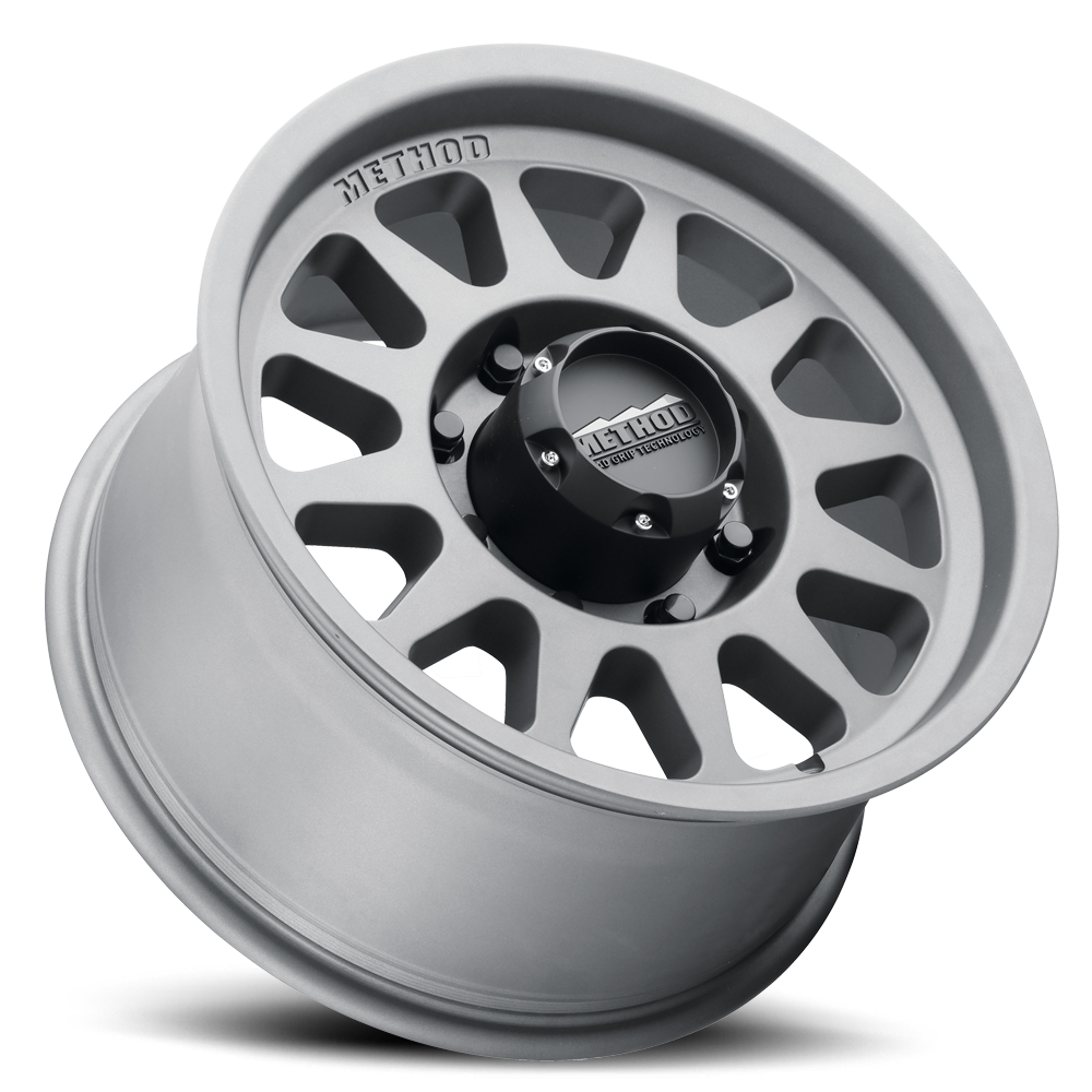 METHOD WHEELS | Aluminum Wheels 17x9 Bead Grip MR704 Bolt Pattern 8 On 180 Offset 18 Lip Size 1.77 Titanium SL Method | MR70479088818H