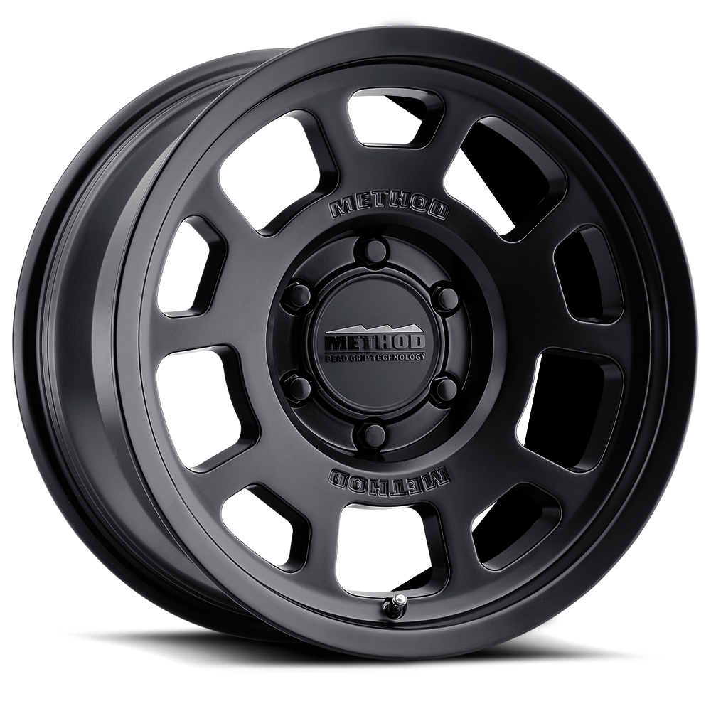 METHOD WHEELS | Aluminum Wheels 17x8.5 Bead Grip MR705 Bolt Pattern 6 On 120 Offset 20 Lip Size 1.22 Matte Black MB Method | MR70578562520