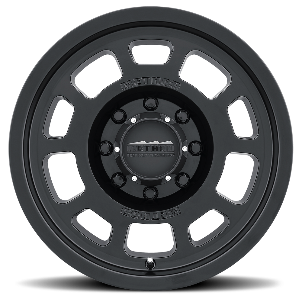 METHOD WHEELS | Aluminum Wheels 17x8.5 Bead Grip MR705 Bolt Pattern 8 On 170 Offset 0 Lip Size 1.22 Matte Black MB Method | MR70578587500