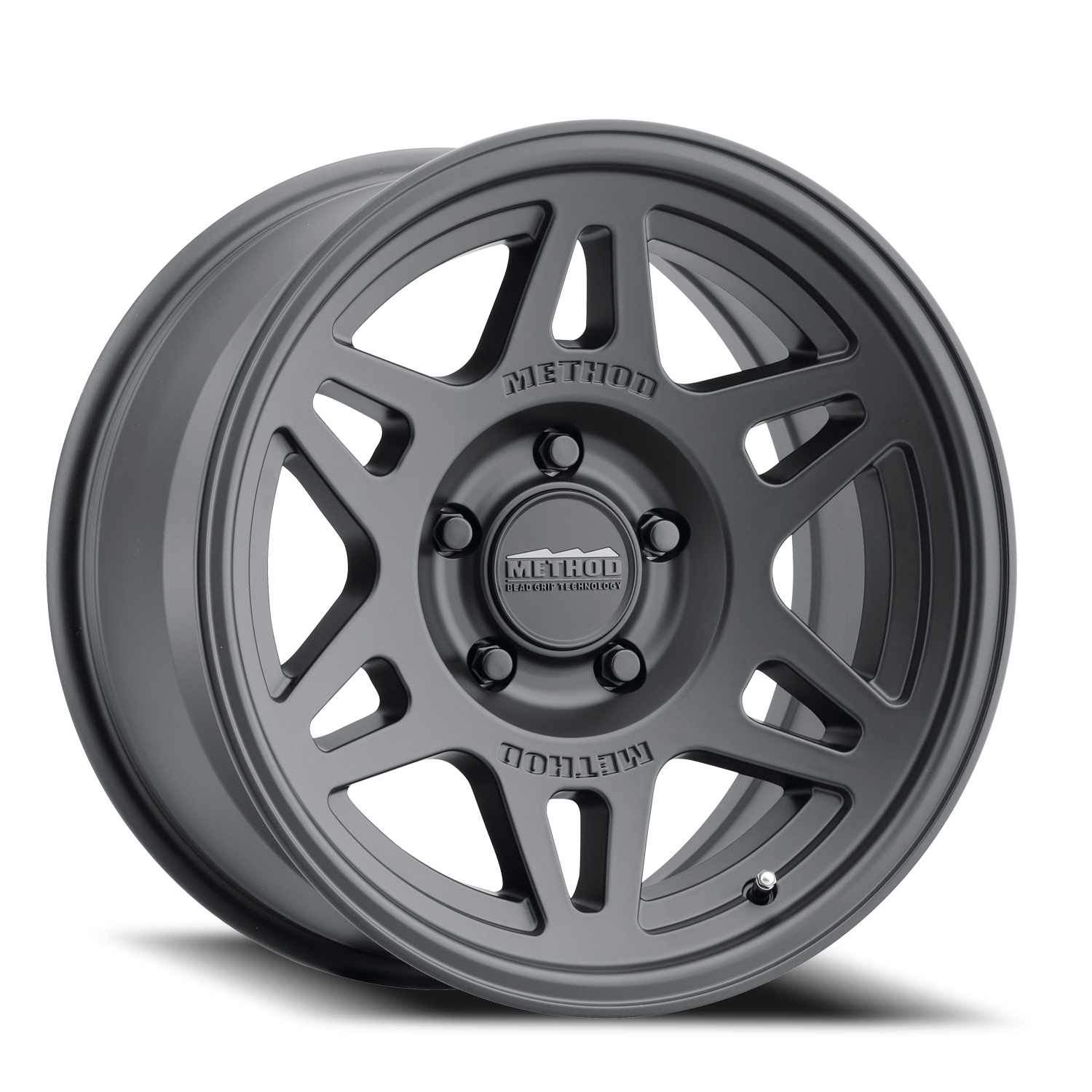 METHOD WHEELS | Aluminum Wheels 17x7.5 Bead Grip MR706 Bolt Pattern 5 On 160 Offset 50 Black BK Method | MR70677556550