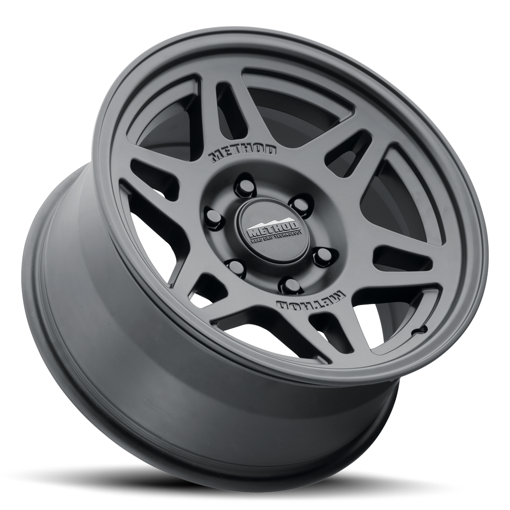 METHOD WHEELS | Aluminum Wheels 17x7.5 Bead Grip MR706 Bolt Pattern 6 On 130 Offset 50 Black BK Method | MR70677563550