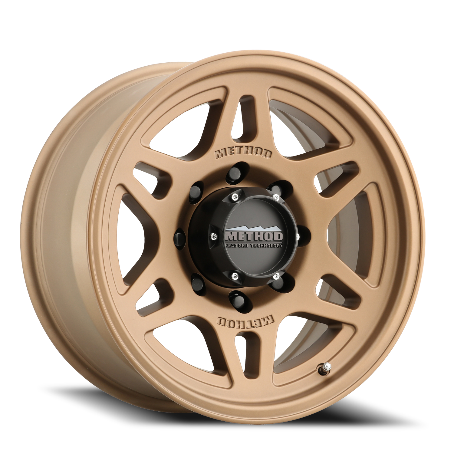 METHOD WHEELS | Aluminum Wheels 17x8.5 Bead Grip MR706 Bolt Pattern 8 On 165.1 Offset 0 Bronze BZ Method | MR70678580900