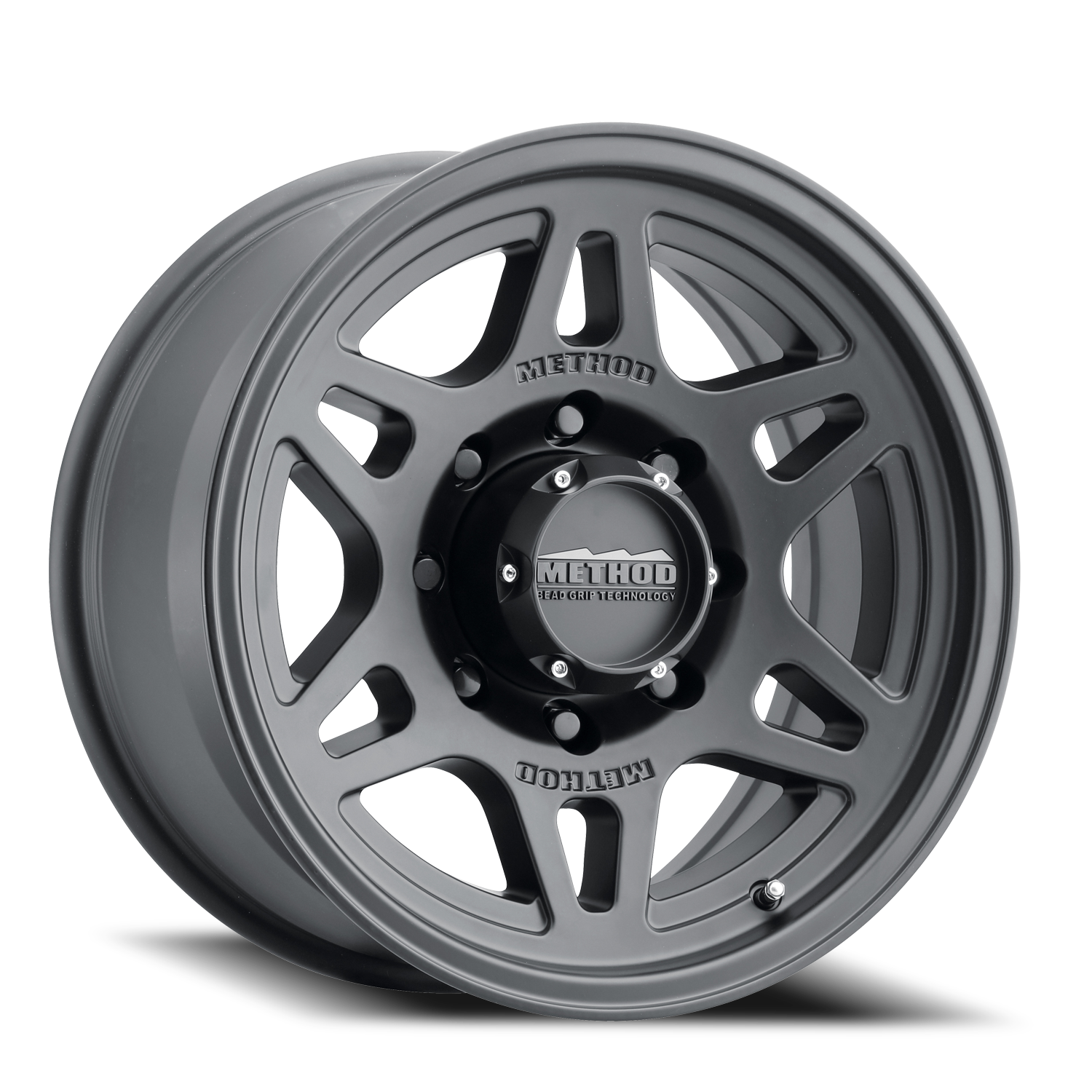 METHOD WHEELS | Aluminum Wheels 17x8.5 Bead Grip MR706 Bolt Pattern 8 On 170 Offset 0 Black BK Method | MR70678587500