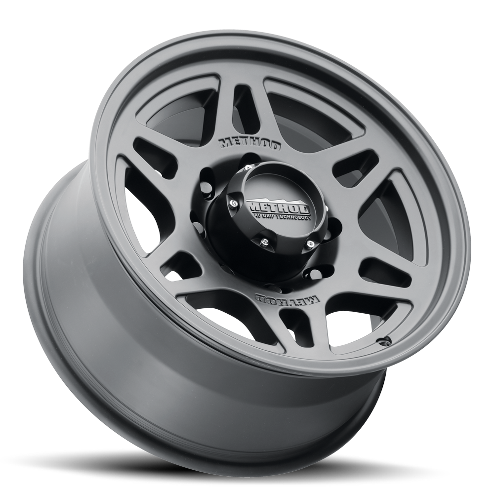 METHOD WHEELS | Aluminum Wheels 17x8.5 Bead Grip MR706 Bolt Pattern 8 On 170 Offset 0 Black BK Method | MR70678587500