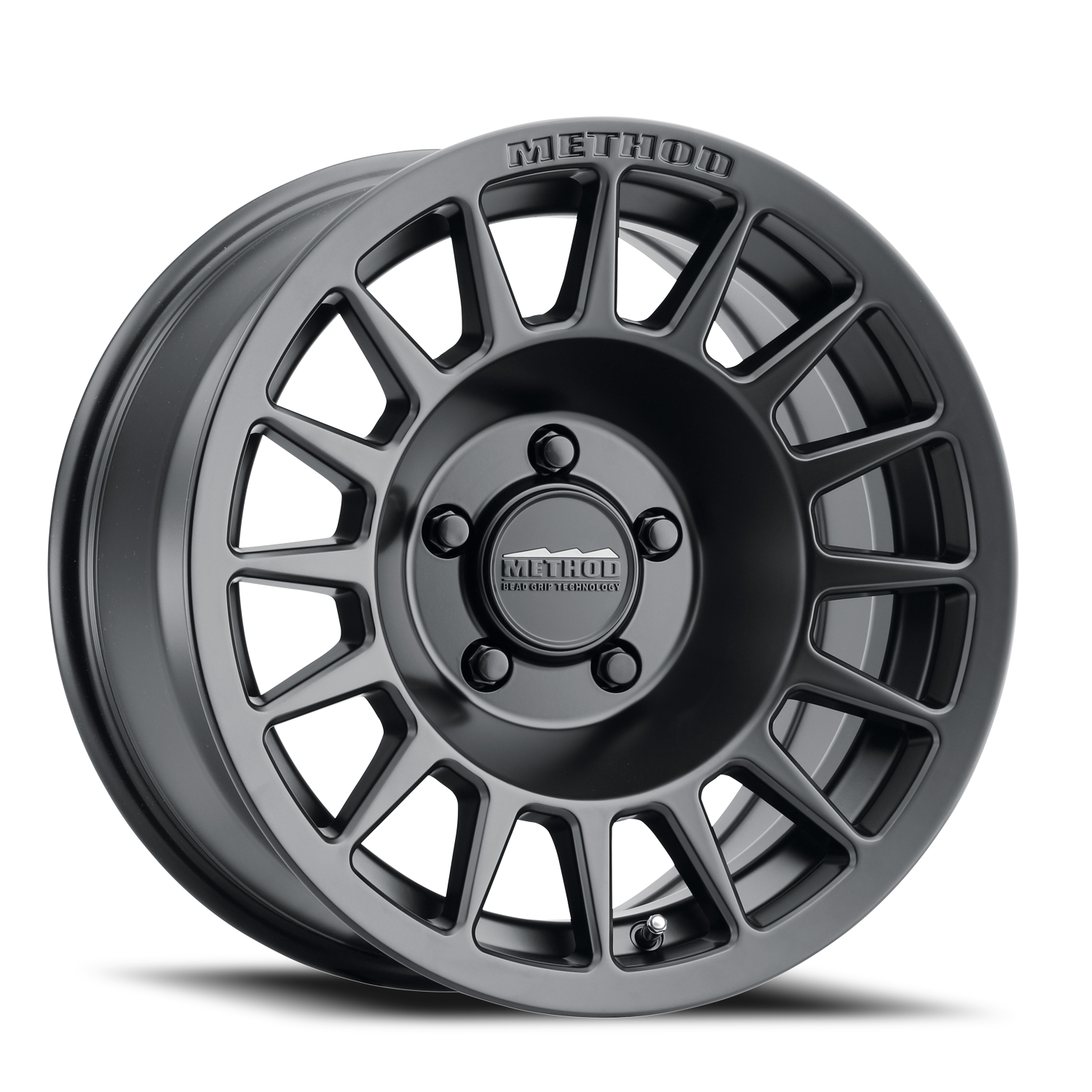 METHOD WHEELS | Aluminum Wheels 15x7 Bead Grip MR707 Bolt Pattern 5 On 100 Offset 15 Lip Size 0 Matte Black MB Method | MR70757051515