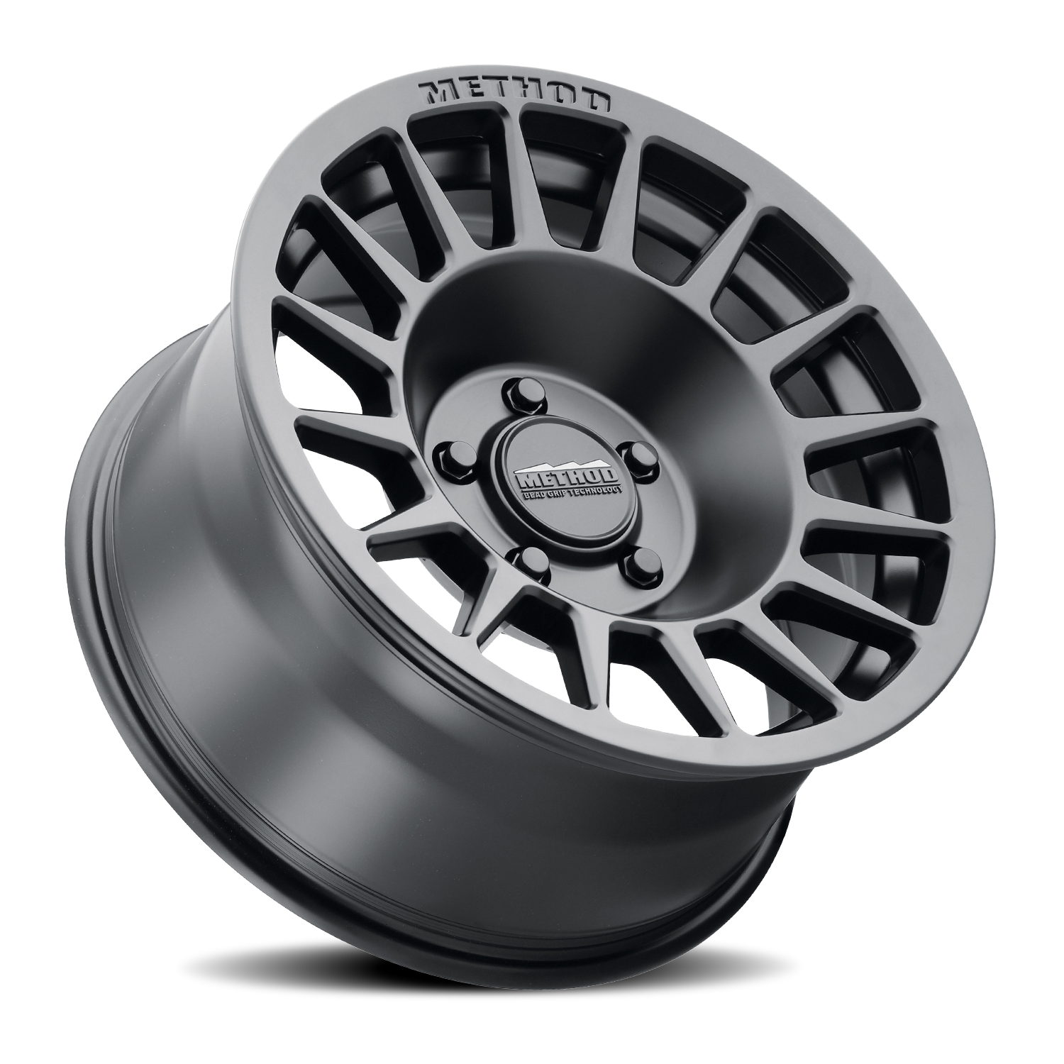 METHOD WHEELS | Aluminum Wheels 15x7 Bead Grip MR707 Bolt Pattern 5 On 100 Offset 15 Lip Size 0 Matte Black MB Method | MR70757051515