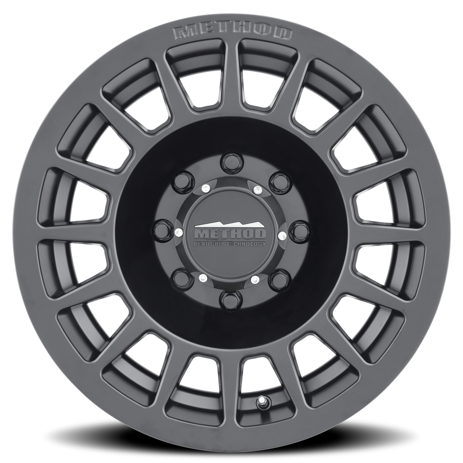 METHOD WHEELS | Aluminum Wheels 17x8.5 Bead Grip MR707 Bolt Pattern 8 On 170 Offset 0 Lip Size 0 Matte Black MB Method | MR70778587500