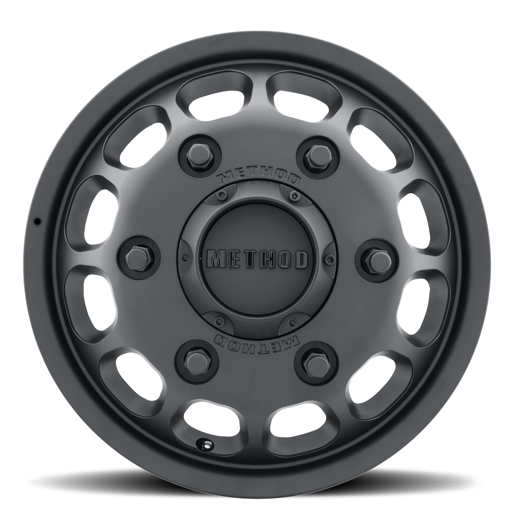 METHOD WHEELS | Aluminum Wheels 16x5.5 MR901 Dually Bolt Pattern 6 On 205 Offset 117 Lip Size 0.2 Matte Black Method | MR901655925117