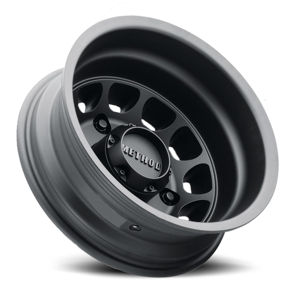 METHOD WHEELS | Aluminum Wheels 16x5.5 MR901 Dually Bolt Pattern 6 On 205 Offset -138 Lip Size 1.77 Matte Black Method | MR901655925138N