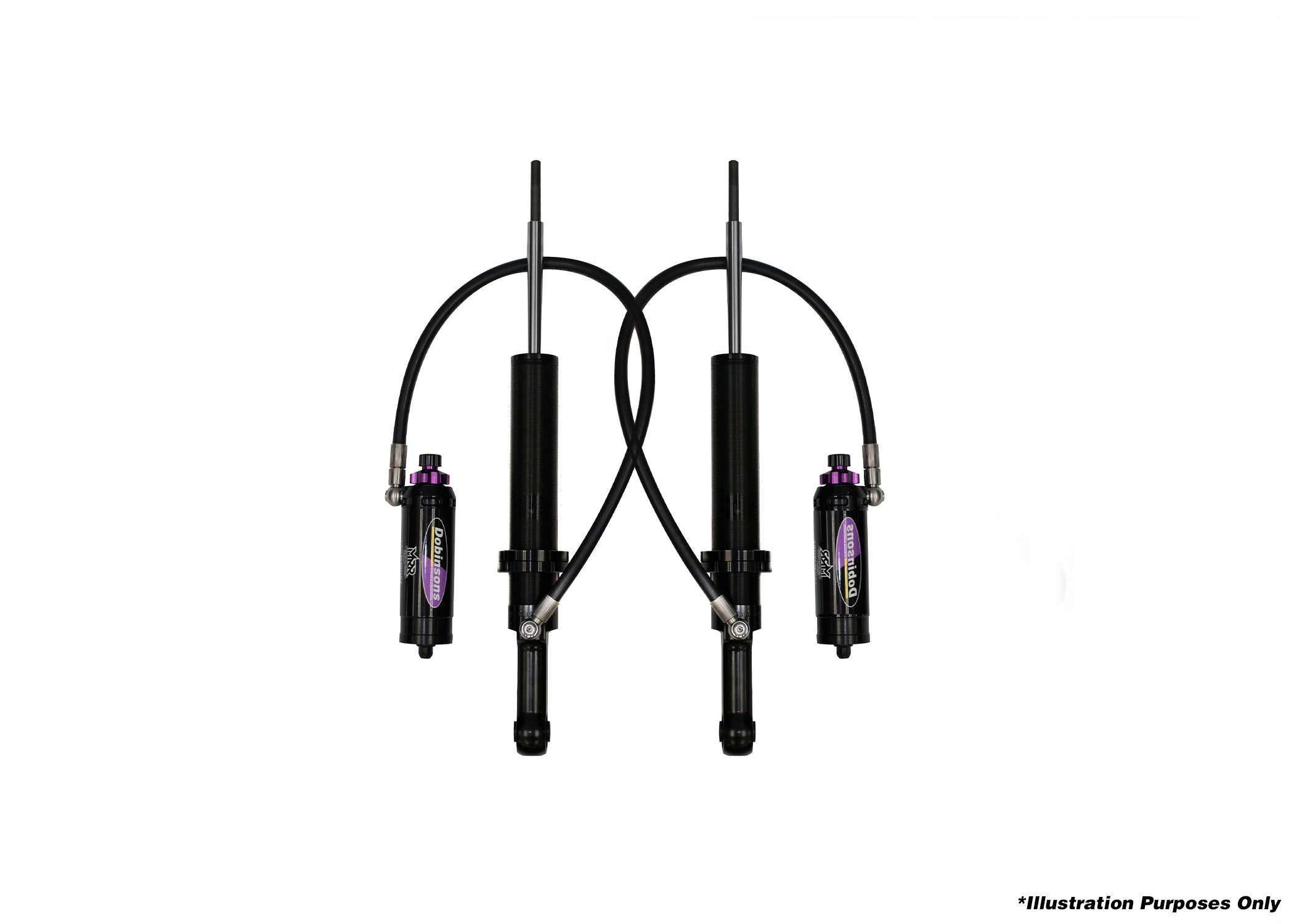 DOBINSONS | MRR 3 WAY ADJUSTABLE MONOTUBE RESERVOIR STRUT 2.2" | MRA59-A220