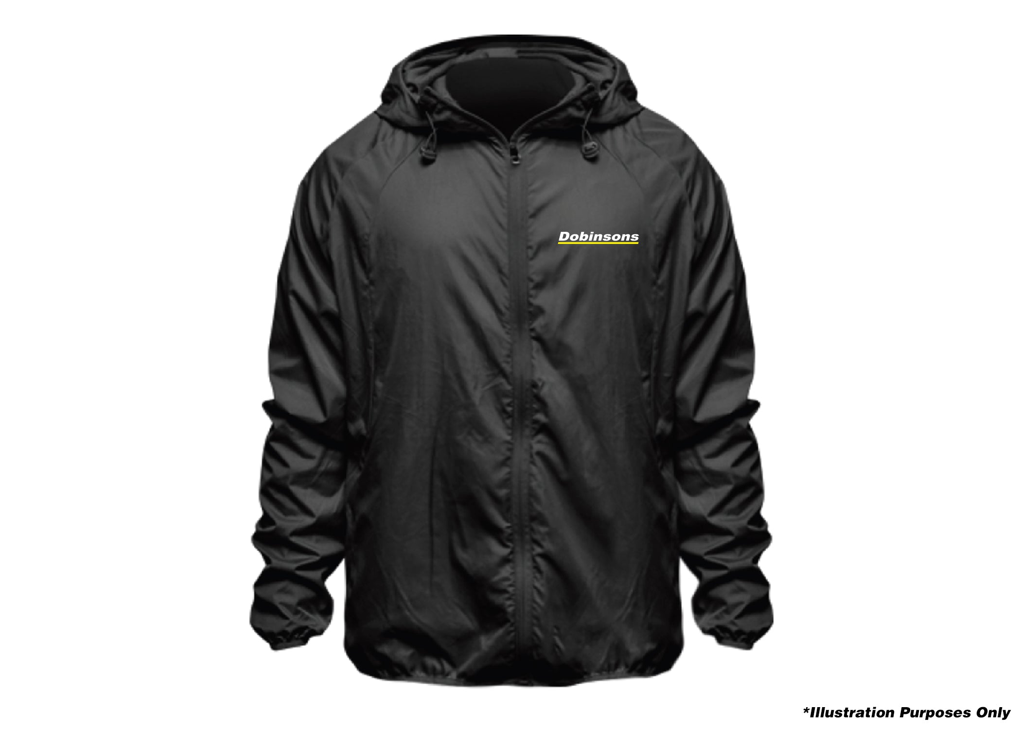 DOBINSONS | Black Logo Wind Breaker (PG00-2322) | PG00-2322